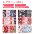 40 PCS Jelly Roll Cotton Fabric Quilting Strips DIY Sewing Craft Fabric Bundle Patchwork Supplies 6.5X50cm. 