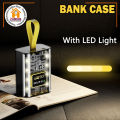 18650 Battery Charger Case Cool DIY Power Bank Box Fast Charging Case With Night Light Charging Power Bank Case.