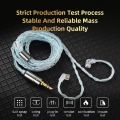 QKZ T1 Earphone Cable QDC Type Copper Silver-plated Upgrade Cable 3.5mm Wired Headphones For KZ ZSN PRO ZS10 pro EDX TRN CCA.