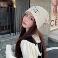 Soft Korean Style Summer Spring Solid color Stacking bonnet Knitted Hat Men Skull cap Women Beanie. 