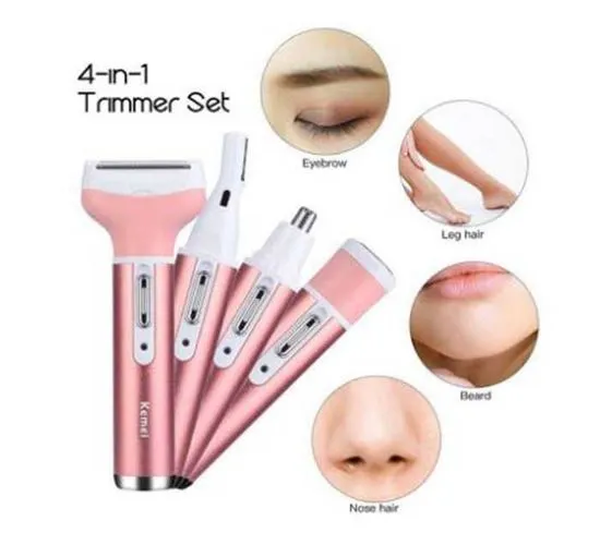 Kemei%20KM%20-%206637%20Multifunctional%204%20in%201%20Rechargeable%20Women%20Body%20Shaver%20Beard%20Eyebrow%20Nose%20Trimmer%20Set%20Female%20Electric%20Shaver%20-%20Image%2010