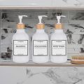 efillable ump ottles ish Soap ispenser for itchen Sink and Soap Lotion ispenser Shower Empty Storage ottle Container.