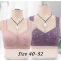 Plus Size Bra Size 36-52 Front Closure Bras Big Size No Iron Woman Innerwear Full Cotton.