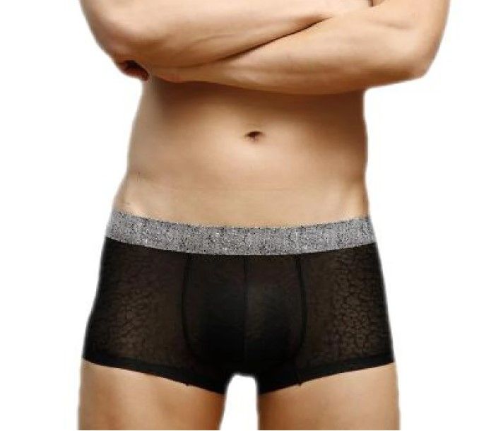 Ice%20Silk%20Hombre%20Bamboo%20Mesh%20Breathable%20Mid-waist%20Cotton%20Men's%20Underwear%20-%20Image%203