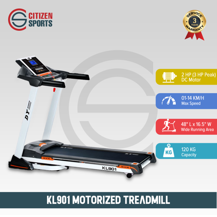 KL 901 Foldable Motorized Treadmill Citizen Sports Daraz .bd