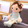 Plush Baby Girl Toys Kawaii Girl Dolls with Dress Stuffed Princess Doll Plush Toys for Wedding Rag Doll Baby Kids Playmate. 