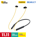 Realme Buds Wireless 3 Neckband Earphones In-Ear 30dB ANC Spatial Audio 13.6mm Dynamic Bass Driver Upto 40 Hours Playback Fast Charging 45ms Low Latency for Gaming Dual Device Connection. 