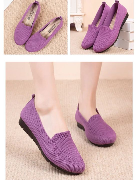 Casual%20Shoes%20Women's%20Summer%20Mesh%20Breathable%20Flat%20Shoes%20Ladies%20Comfort%20Light%20Sneaker%20Socks%20Women%20Slip%20on%20Loafers%20Zapatillas%20Muje%20-%20Image%205