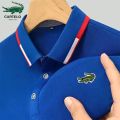 2024 NEW Lacoste T-shirts for men Embroidered Men's t-shirts High Quality Mens polo shirt Shirt male Polo t shirt for men Summer. 