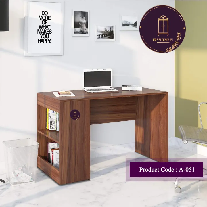 Andormahal%20Minimalistic%20Reading%20Table%20with%20side%20book%20shelf%20(Made%20of%20Melamine%20Laminated%20Board)%204ft%20by%202.5ft%20by%2016inch%20-%20Image%202