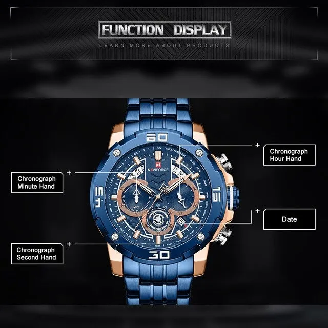 NAVIFORCE%20NF9175%20Stainless%20Steel%20Chronograph%20Watch%20For%20Men%20-%20Image%202