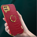 Phone Case Samsung Galaxy M12 Back Cover Crocodile Pattern Leather Cases Soft Cover Ring Stand Holder Cover Samsung Galaxy M12 Case.