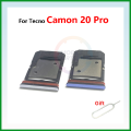 Tecno Camon 20 CK6/20 Pro CK7n Sim Tray Micro SD Card Slot with Sim Ejector Pin Replacement Part. 