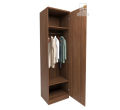Furnisha One Door Almirah with Clothe Hanger shelf and clothe Storage shelf Wardrobe.