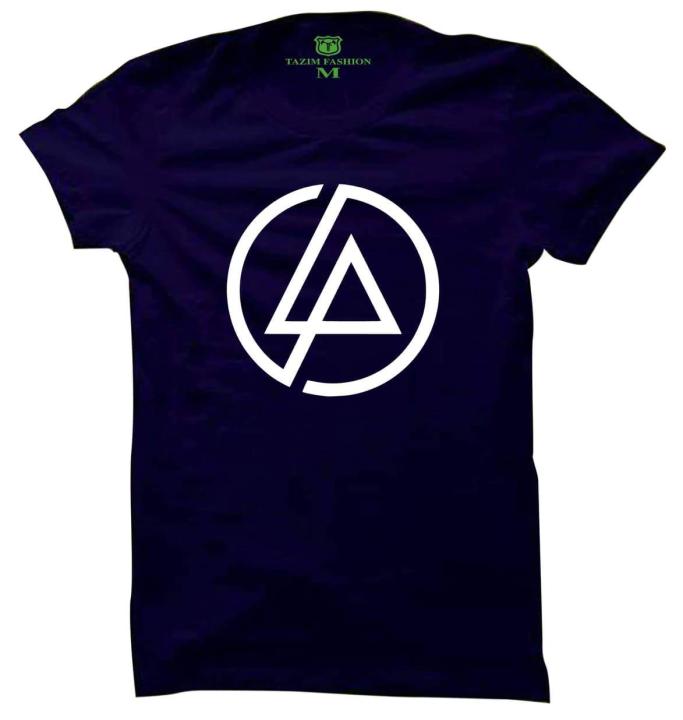 Linkin%20Park%20Navy%20Blue%20Cotton%20Short%20Sleeve%20T-Shirt%20For%20Men%20-%20T%20Shirt%20-%20T%20Shirt%20-%20Image%203