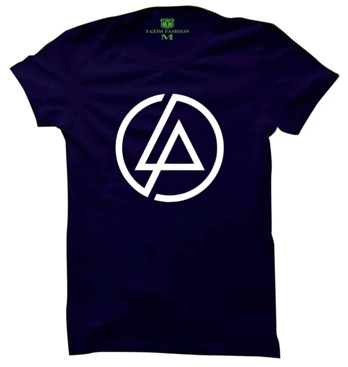 Linkin%20Park%20Navy%20Blue%20Cotton%20Short%20Sleeve%20T-Shirt%20For%20Men%20-%20T%20Shirt%20-%20T%20Shirt%20-%20Image%203