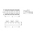 Floyd Rose Tremolo Parts with Allen Wrench Guitar String Locking Nut Zinc Alloy Mounting Screws Electric Guitar Locking Nut High Quality 42mm Electric Guitar.