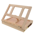 Papertree Table Top Easel with Drawer – Wooden Desktop Painting Easel for Art, Sketching & Display. 