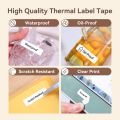 1 paper waterproof D10 white transparent t printer color Niimbo official paper roll replacement 10 label sticker D11 D1cosplay.