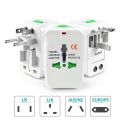 Universal USB Multi Plug Travel Adapter Power Socket international UK/US/AU/EU/CA All in 1 Travel Adapter converter. 