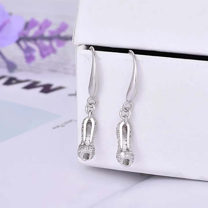 New%20Korean%20Earrings%20High%20Heels%20Diamond%20Earrings%20Accessories%20Uniquely%20shaped%20studs%20-%20Image%203