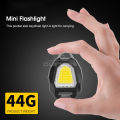 Outtobe Keychain Light Mini LED light Portable Multi-function COB Flood light Outdoor USB Rechargeable Keychain Light 6 Mode Strong Magnet Work Light Repair Work Outdoor Camping Light. 