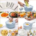 Goglor Vegetable Slicer Cutter with 6 Blades 8 Functions, Veggie Spiralizer Cutter and Shredder.