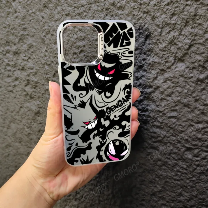 Tide%20brand%20Geng%20ghost%20dark%20wind%20phone%20case%20Apple%2015%20color%20silver%20case%20iphone13%20hard%20shell%2014%20pro%20case%2011%20pro%20-%20Image%203