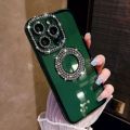 Deluxe Bling Diamond Phone Case for iPhone 12 13 14 11 15 Pro Max 14 15 Plus Shinny Transparent Plating Soft Silicone Cover. 