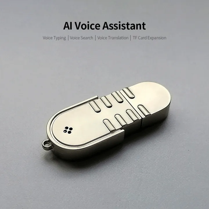 HXSJ%20Portable%20Multi-Function%20Usb%20Ai%20Voice%20Assistant%20SU-Pport%20Voice%20Typing%20Search%20Voice%20Translation%20Tf%20C-ard%20Expansion%20Silver%20-%20Image%206