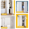2 Pack Double Folding Door Metal Top Pivot Hardware Package for Bi-Fold Door Sliding Door Closet Door.