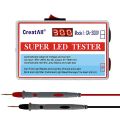 CA-300V Portable LED Lamp Beads Light Bar TV Backlight Tester LED Strips Beads Lamp Board Test Tool Capacitance Diode Voltage Testing with Switch.