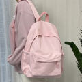 orean ersion of Insta dating soft girl schoolbag, campus bapa, Japanese arajuku ch antique style solid color bapa. 