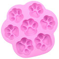 Silicone Mold Lovely Paw Ice Cube Soap Fondant Decoration Silikon Shape mold MJD. 