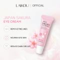 LAIKOU Sakura Eye Cream Anti-Aging Wrinkles Remover Dark Circles Eye Care Against Puffiness and Bags - 15gm. 