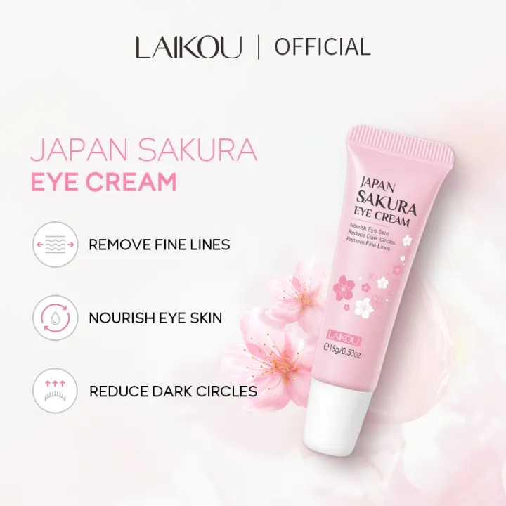 LAIKOU%20Sakura%20Eye%20Cream%20Anti-Aging%20Wrinkles%20Remover%20Dark%20Circles%20Eye%20Care%20Against%20Puffiness%20and%20Bags%20-%2015gm%20-%20Image%202