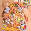 8/22/42/81/84PCS Kids Pretend Kitchen Toys Set Play Food Set Children Simulation Kitchen Toys Set Educational Toys Birthday Gift / Play House Toy Set Kitchen Early Steamer Simulation Food Boy Toy Girl 3-6 Years Old Baby Toy. 