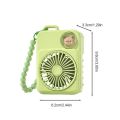 Mini Handheld Small Fan With Low Noise Compact And Portable USB Low Noise Cooler Fan For Student Dormitory School Library. 
