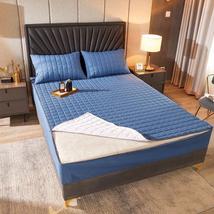 All Inclusive Bed Cover Zipper Closure 6 Sides Covered Bedspreads Mattress Protector Heighten Fitted Sheets for Bedroom