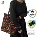 Trendy Top Handle Love Design White Color Tote Canvas Bag Shopping Bag / College / University Bag, Tote Bag, Canvas Bag with Zipper and Free Pouch, pencil bag, cosmetic bag.