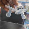 Silica gel pacifier for baby Flat head / Round Head Baby Chusni CN -1pcs. 