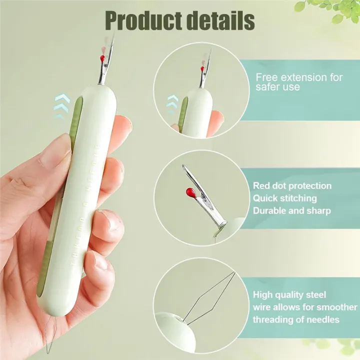 ARELENE%206PCS%20Seam%20Ripper,2%20in%201%20Needle%20Threader%20Seam%20Ripper%20Threading%20and%20Seam%20Remover%20Seam%20Ripper%20Tool%20Needle%20Threaders%20-%20Image%207
