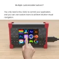 4K HD Capture Card Live Broadcast Console Stream Box Visual Smart Custom Keyboard Stream Deck Capture Support OBS/ Easy Install Easy to Use. 