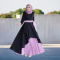 Stylish abaya borka nikab wear//  butterfly borka// party borka// muslim wear/ hijabi nikab wear // borka hijab set // 3 part borka // Abaya. 
