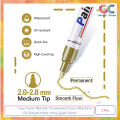 Toyo Paint Marker Permanent Paint Markers Oil Based Paint Pens Gold Colour. 