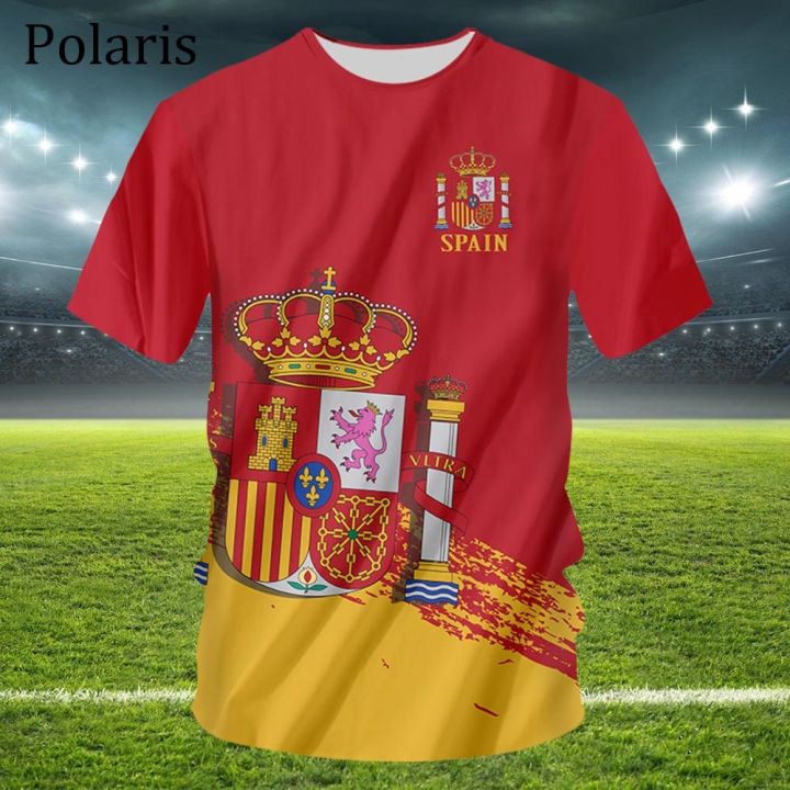 Spain%20Flag%20T%20Shirt%20National%20Emblem%20Football%20Jersey%20Cycling%20Clothes%20Basketball%20Soccer%20Tees%20Reino%20de%20Espa%C3%B1a%20-%20Image%205
