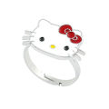 Three Piece Sanrio Hello Kitty Ladies Bracelet Cute Cartoon Cat Non Fading Alloy Necklace Ring Girl Jewelry Set Holiday Gifts. 