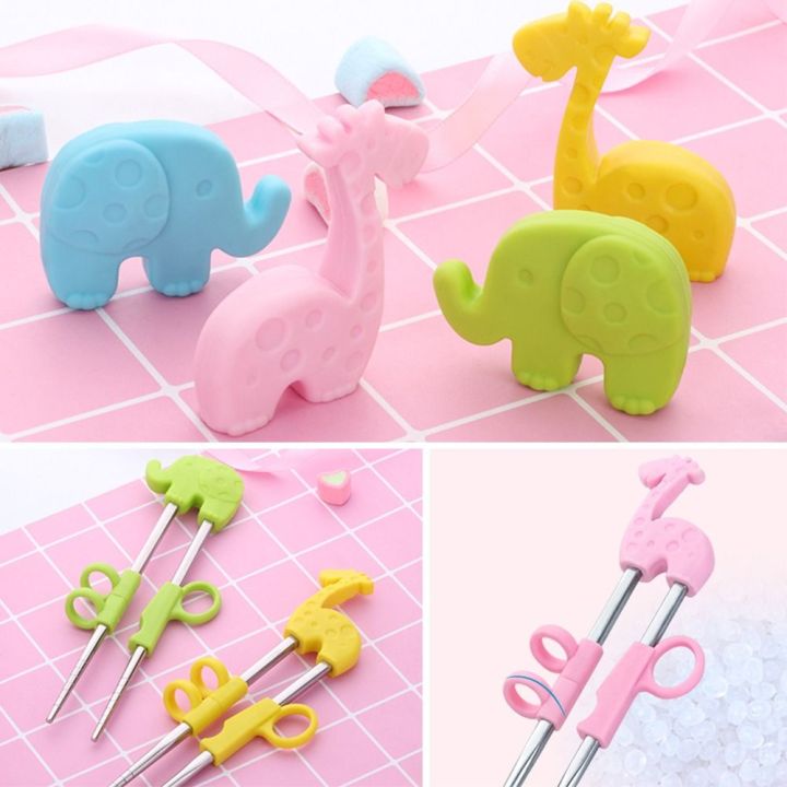 XINYANG941727%20Cartoon%20Stainless%20Steel%20For%20Kids%20Food%20Sticks%20Chopsticks%20Training%20Chopsticks%20Learning%20Chop%20Sticks%20Children%20Tableware%20Set%20-%20Image%207