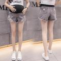Shorts for Pregnant Women Summer Fashion Outdoor Ripped Denim Shorts Fashionable Mom Loose Wide Leg Pants Pregnant Maternity Pants Hot Pants. 