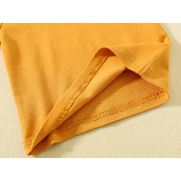 100%25%20Cotton%20Small%20Children%20Summer%20Short%20Sleeve%20T%20shirt%20Boys%20Girls%20Color%20Matching%20Soft%20Comfy%20Tops%20Tees%20Kids%20T-shirts%20Casual%20-%20Image%206